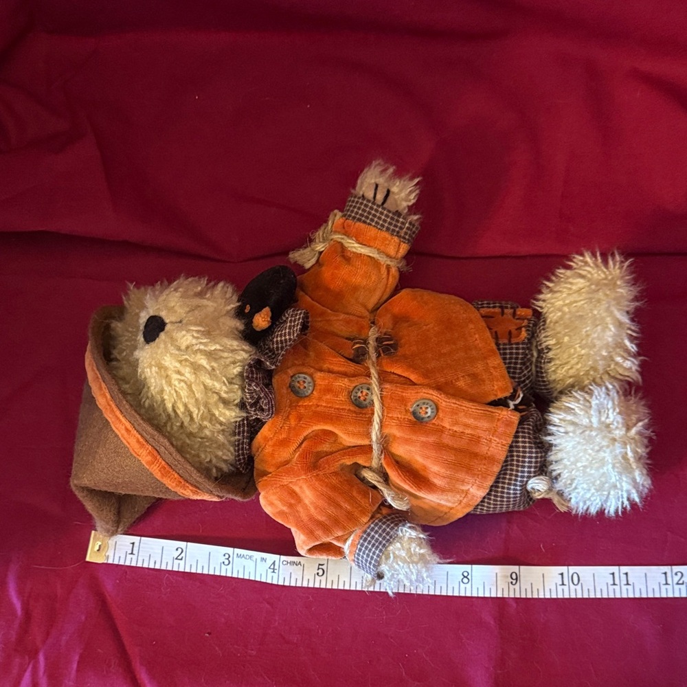 Boyds Bears Scarecrow Autumn Bear with Tags - Picture 10 of 10